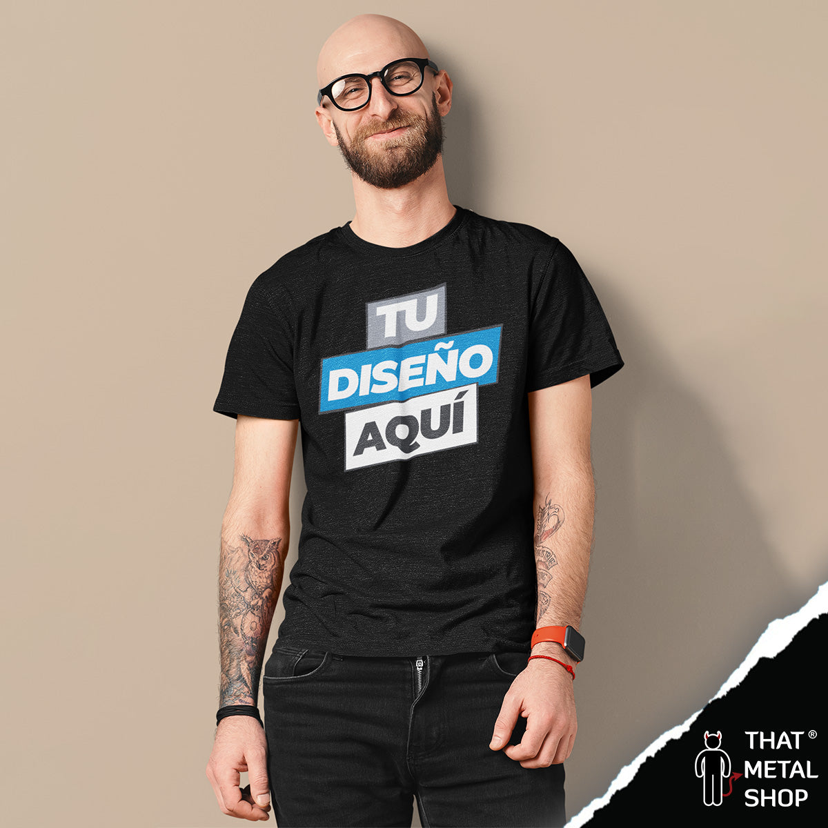 Playera para hombre personalizada con tu propia idea
