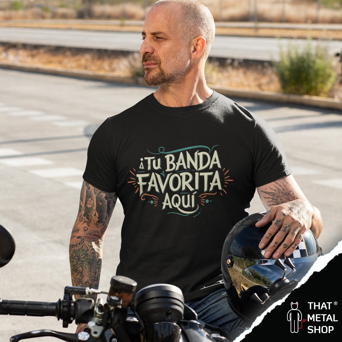 Playera para hombre personalizada con tu propia idea