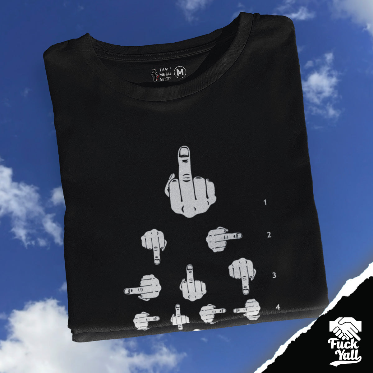 Playera Fuckyall: Exámen de la Vista