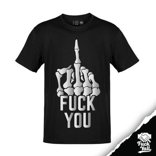 Playera Fuckyall: Skull Finger