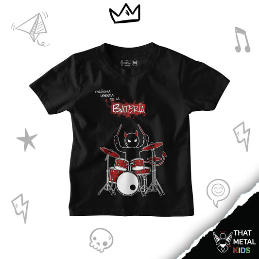 Playera Niño Futuro Baterista