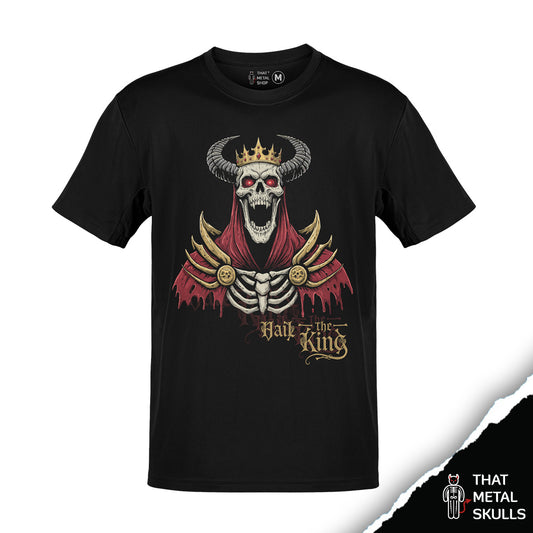 Playera That Metal Skulls: Hail the King