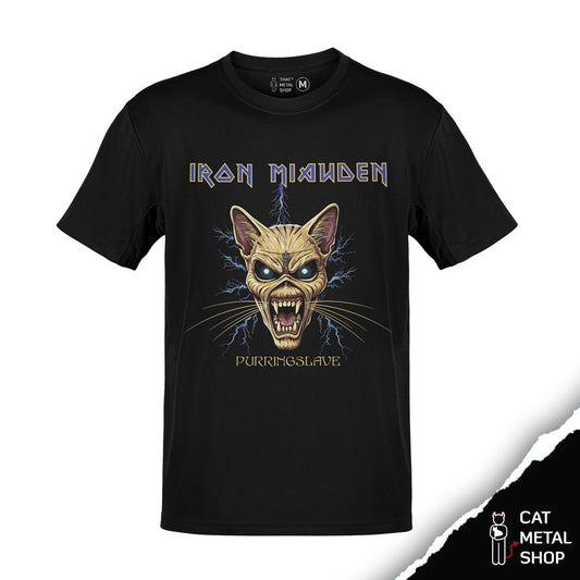 Playera Iron Miauden Purringslave