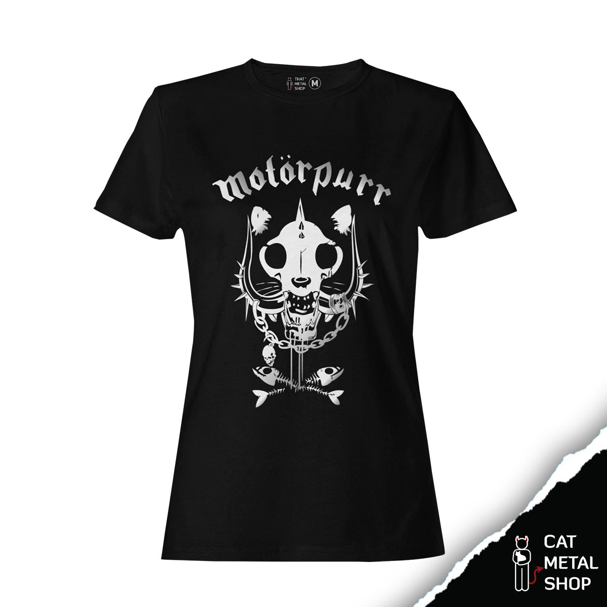 Playera Motorpurr Snagglecat