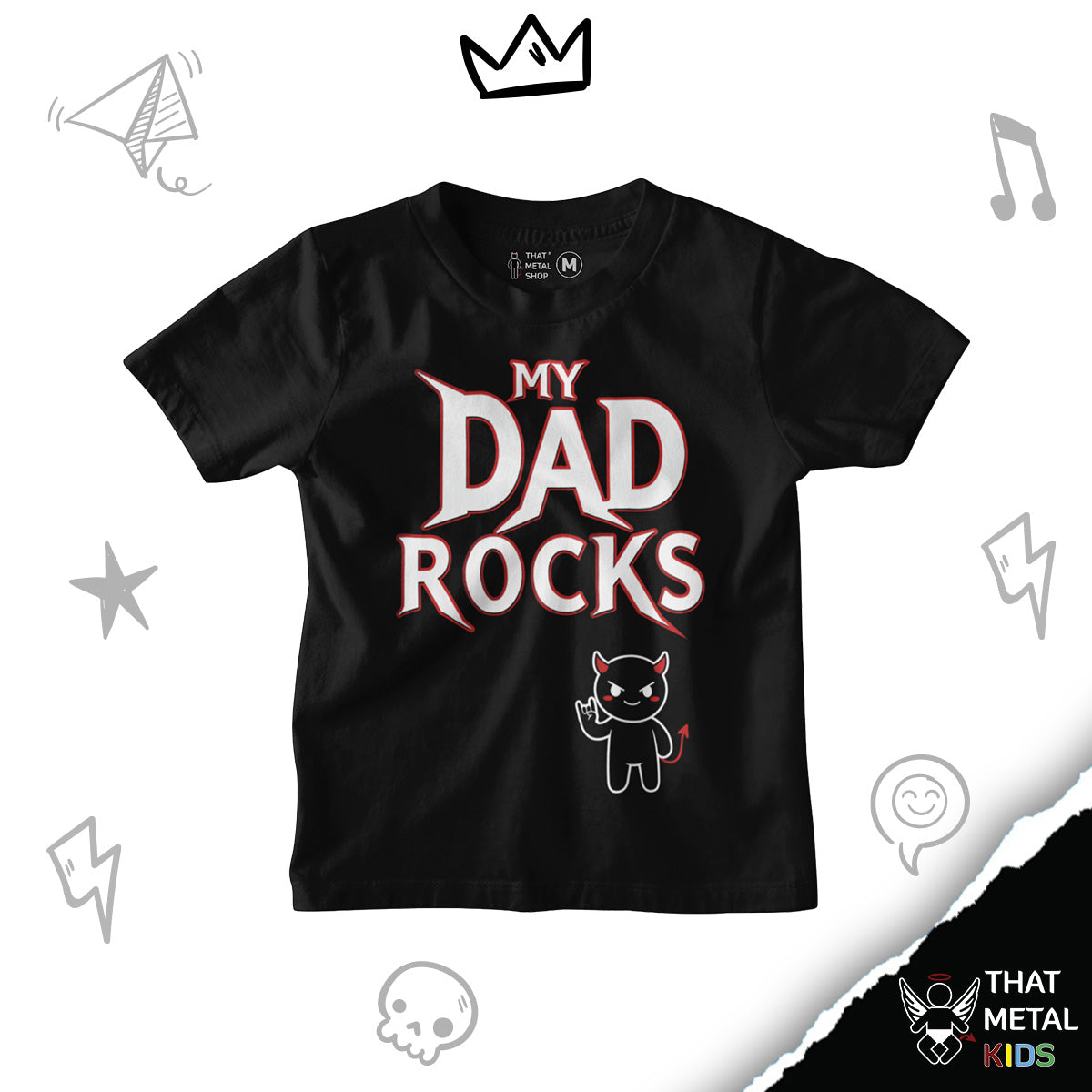 Playera Niño My Dad Rocks