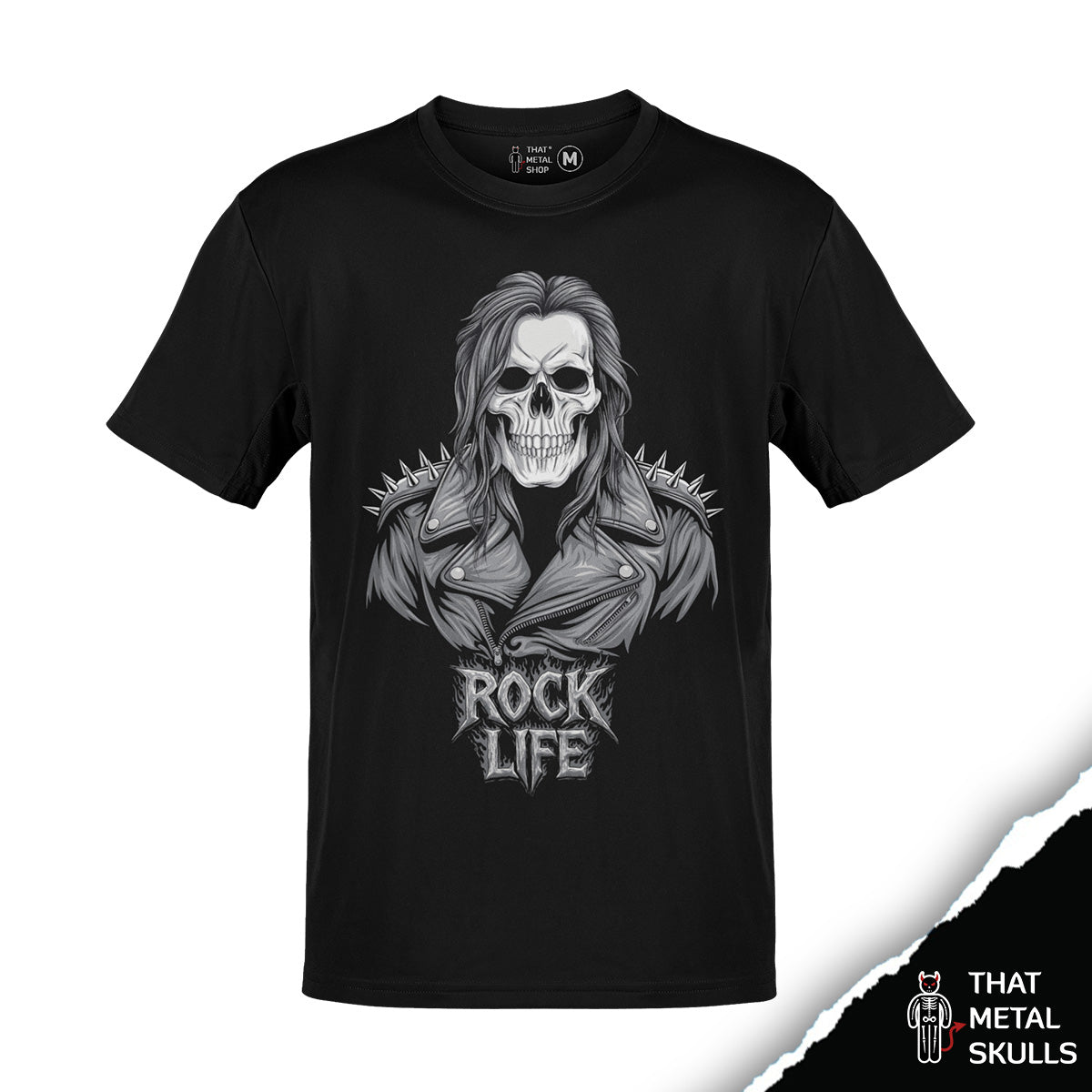 Playera That Metal Skulls: Rock Life Skull Vol. 1