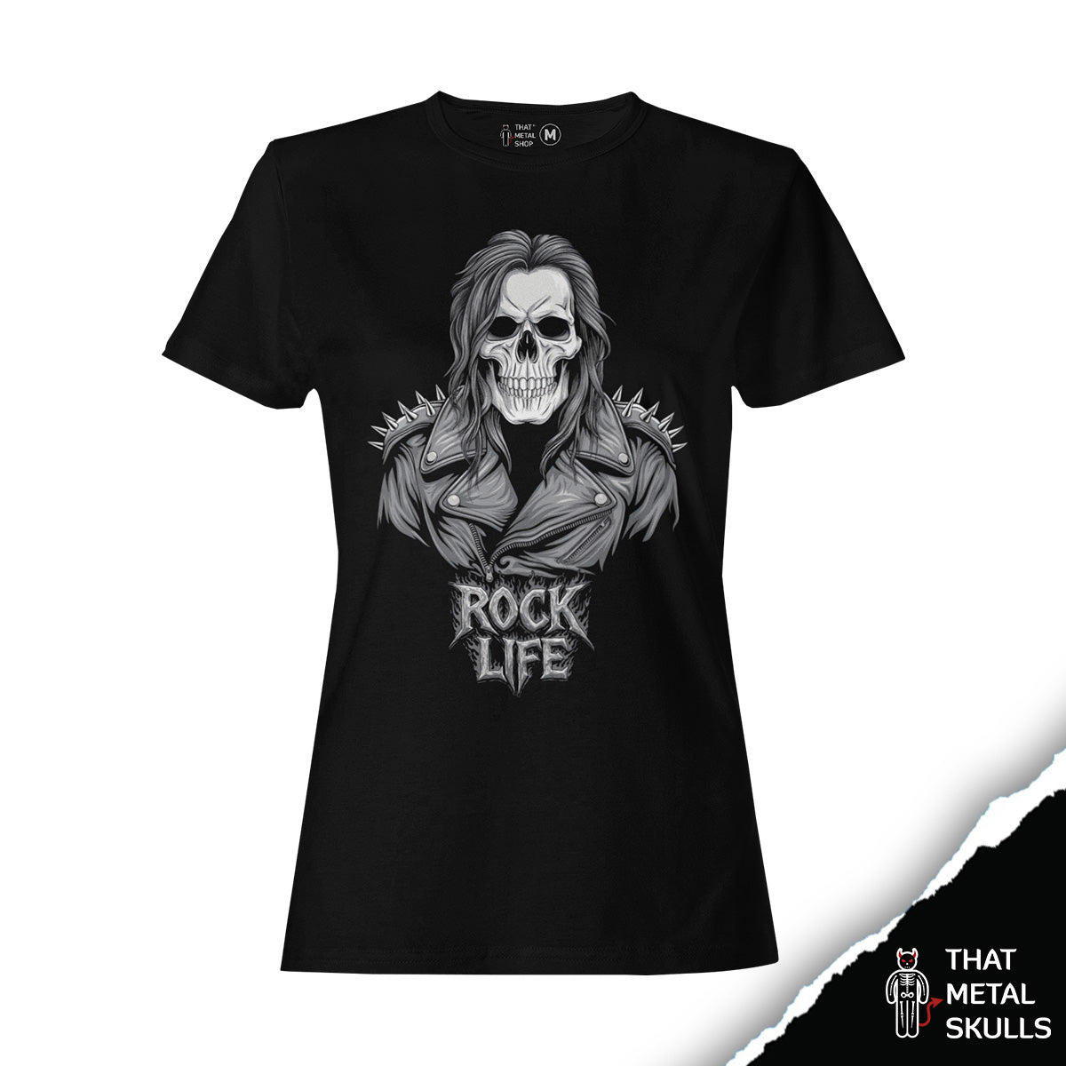 Playera That Metal Skulls: Rock Life Skull Vol. 1