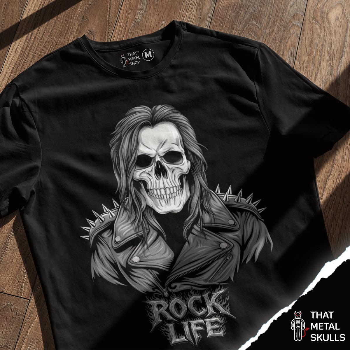 Playera That Metal Skulls: Rock Life Skull Vol. 1