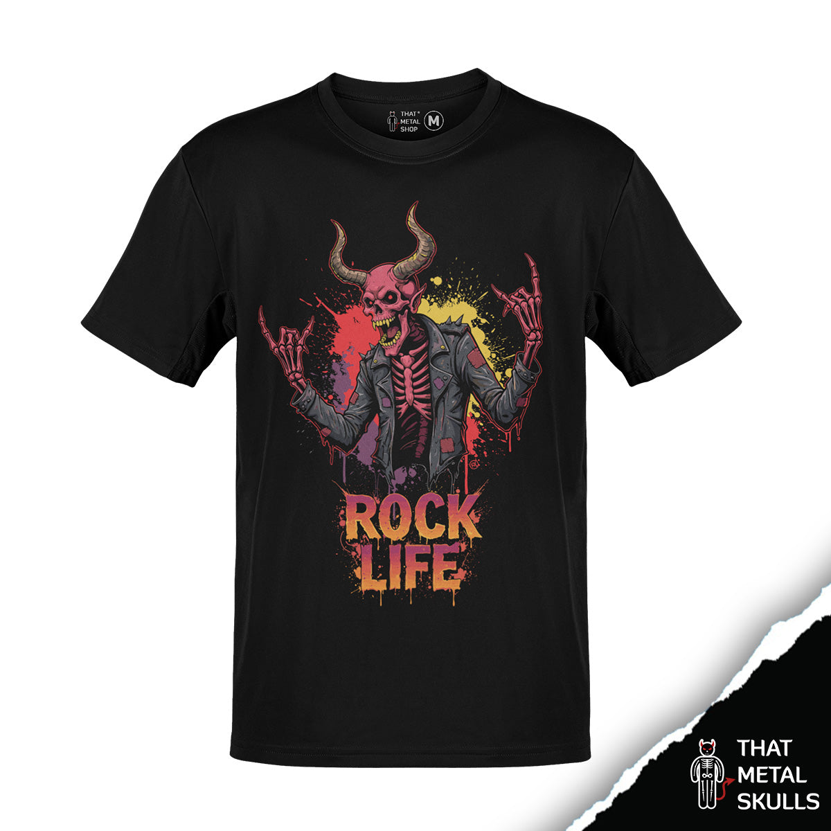 Playera That Metal Skulls: Rock Life Skull Vol. 2