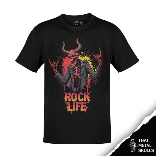 Playera That Metal Skulls: Rock Life Skull Vol. 2