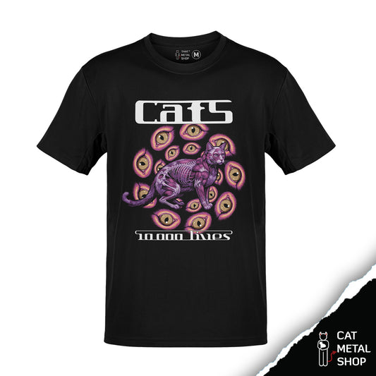 Playera Cats 10,000 Lives