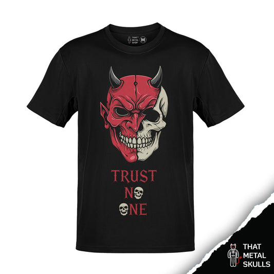 Playera That Metal Skulls: Trust No One