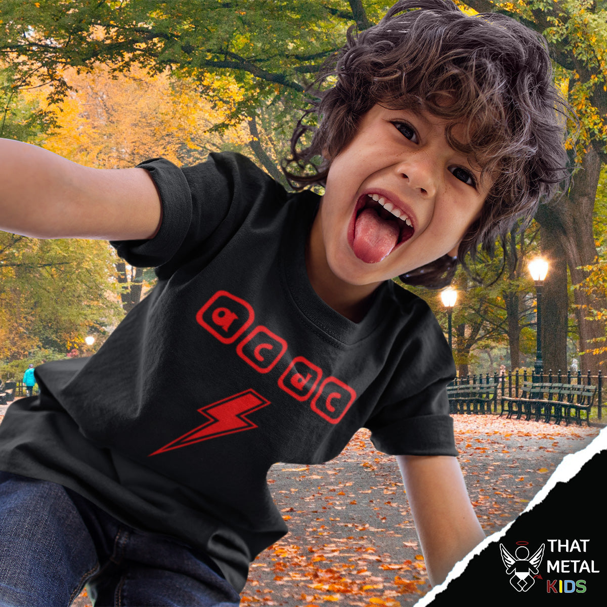 Playera Niño AC DC