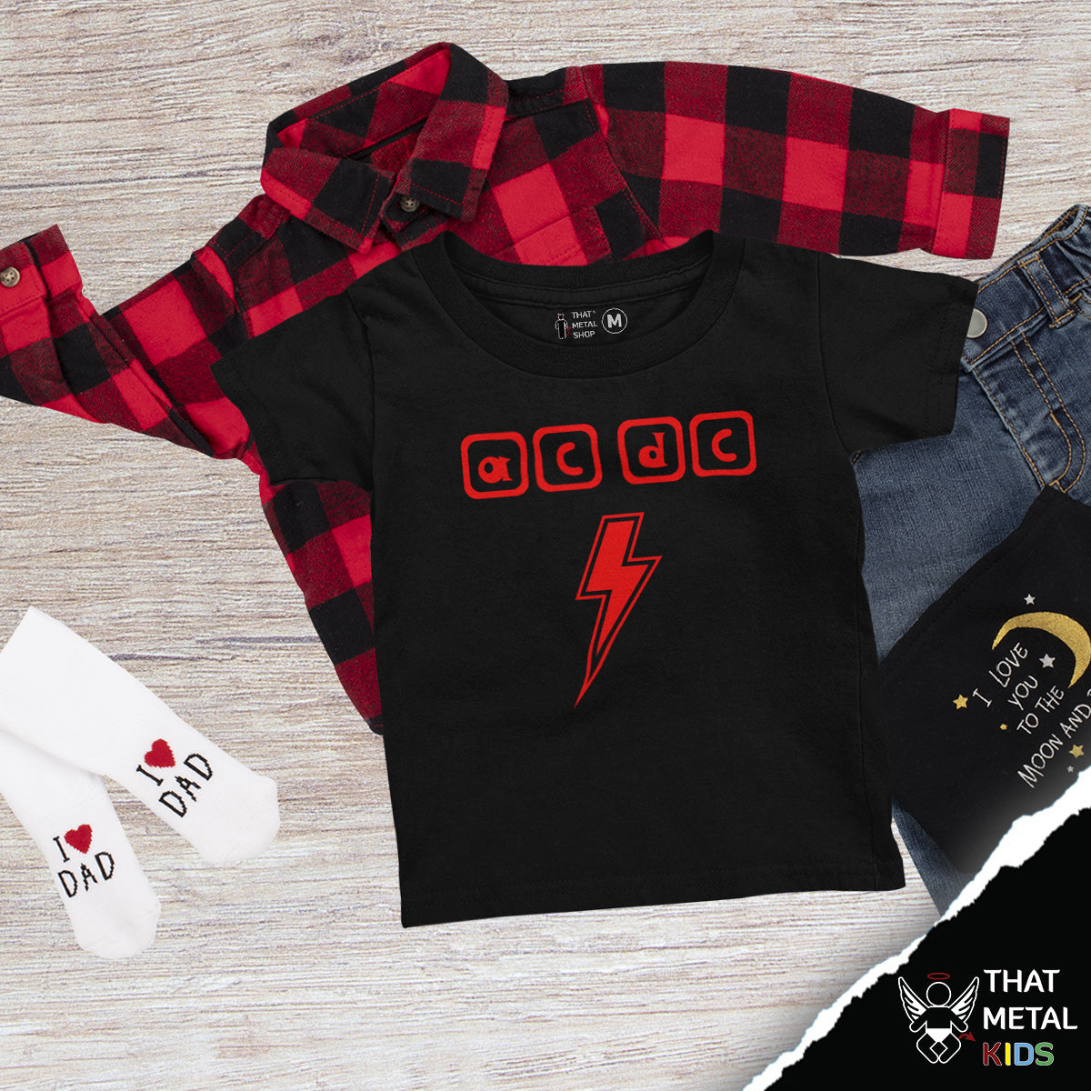 Playera Niño AC DC