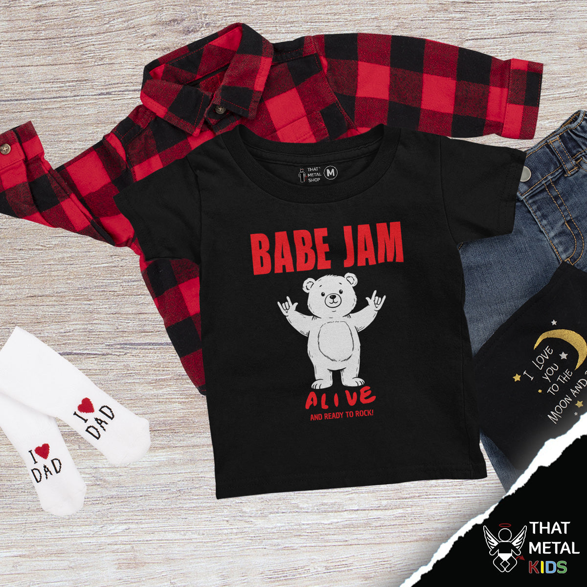 Playera Niño Babe Jam Alive