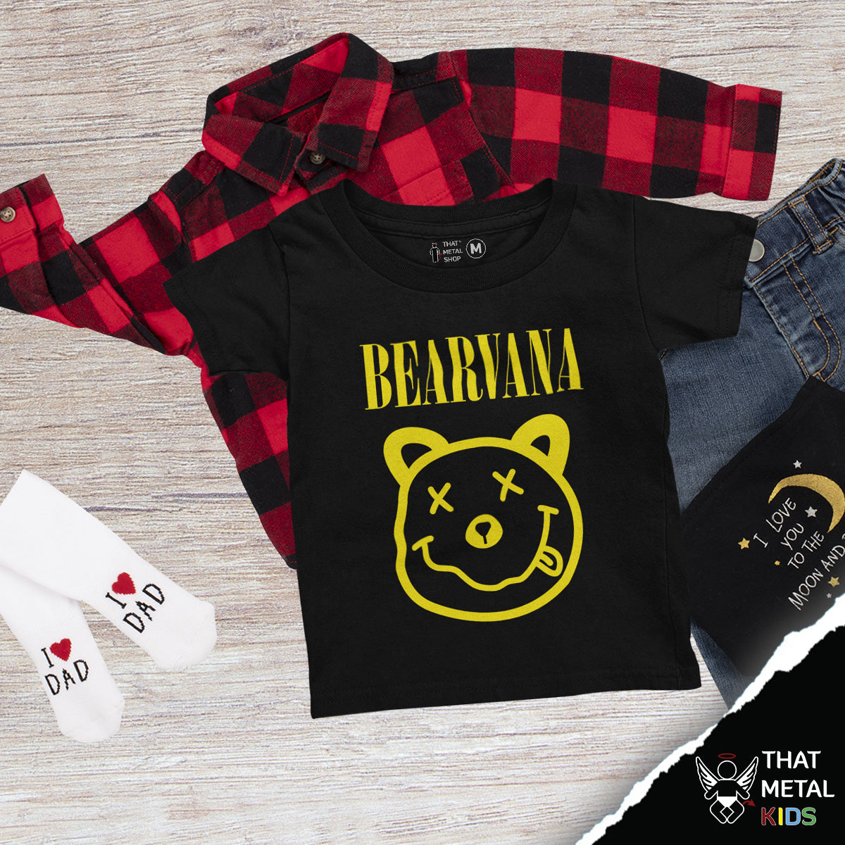 Playera Niño Bearvana Smiley Face