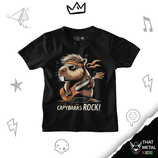 Playera Niño Capibaras ROCK!