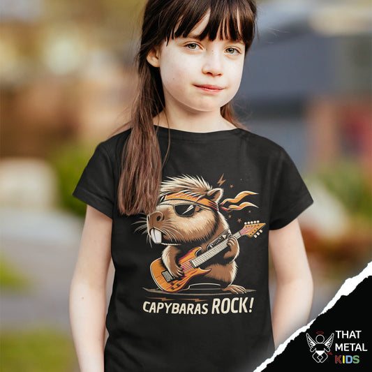 Playera Niño Capibaras ROCK!