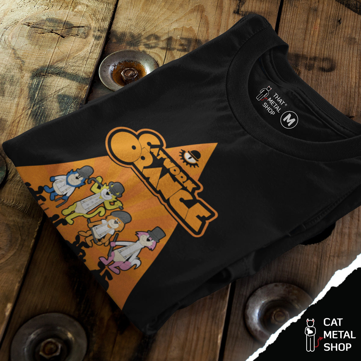 Playera A Catwork Orange