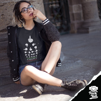 Playera Fuckyall: Exámen de la Vista