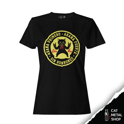 Playera Cobra Miau Araña Primero, Araña Fuerte, sin Ronroneo
