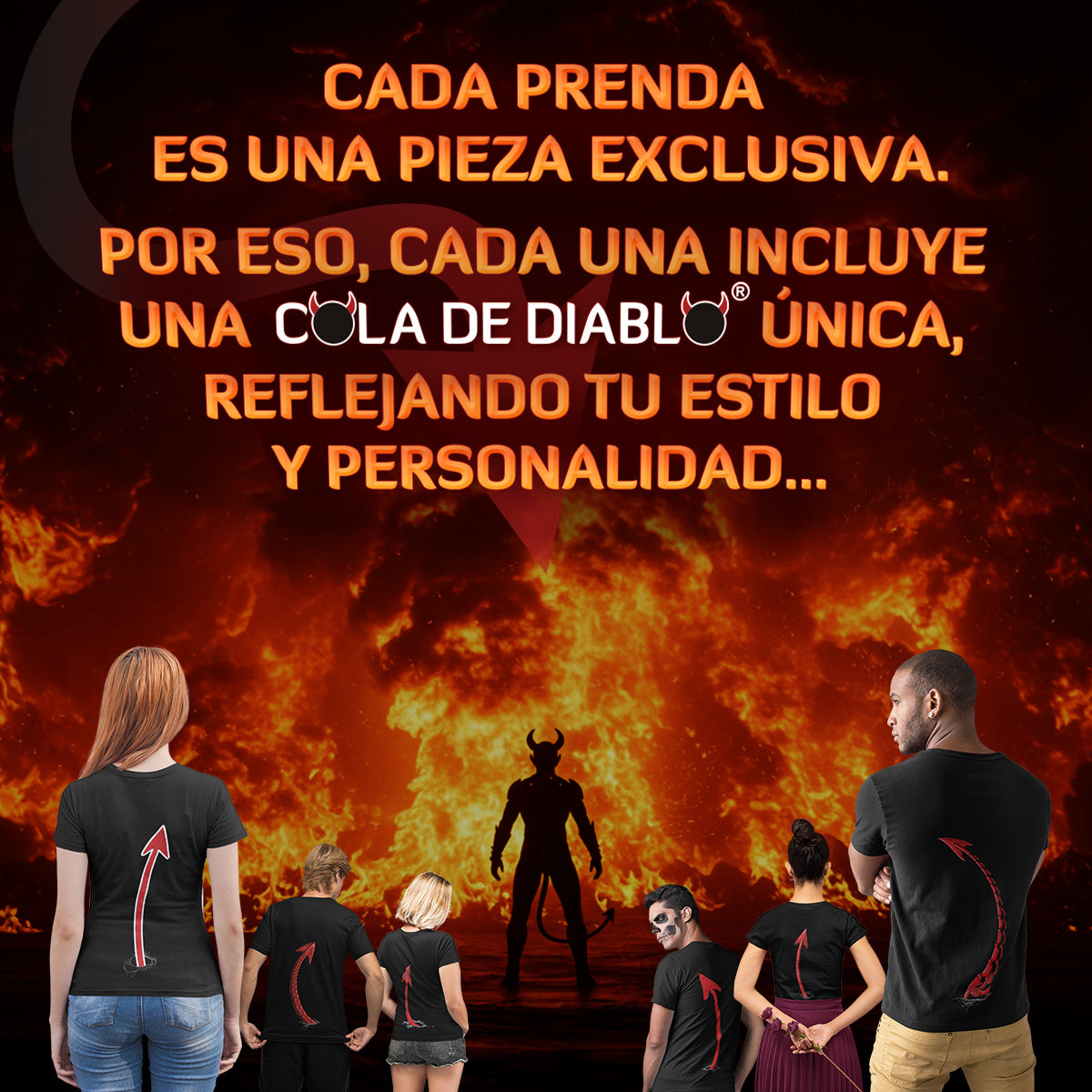 Playera I Want to see you... in Hell - Cola de Diablo®