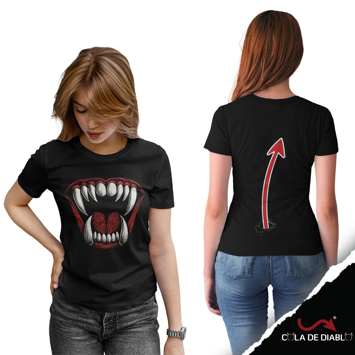 Playera Devil Fang - Cola de Diablo®