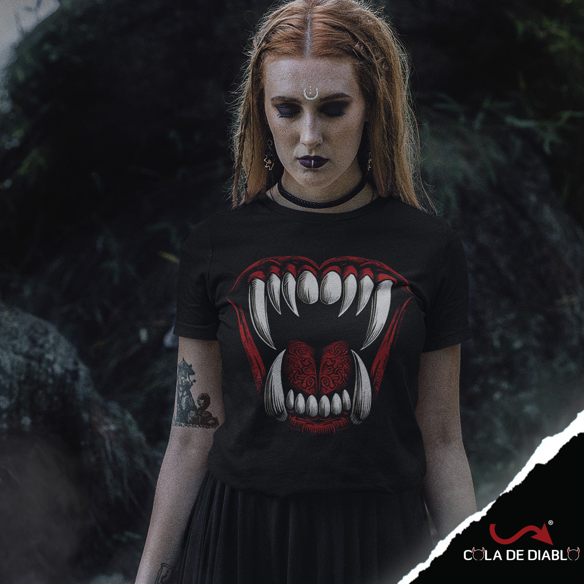 Playera Devil Fang - Cola de Diablo®