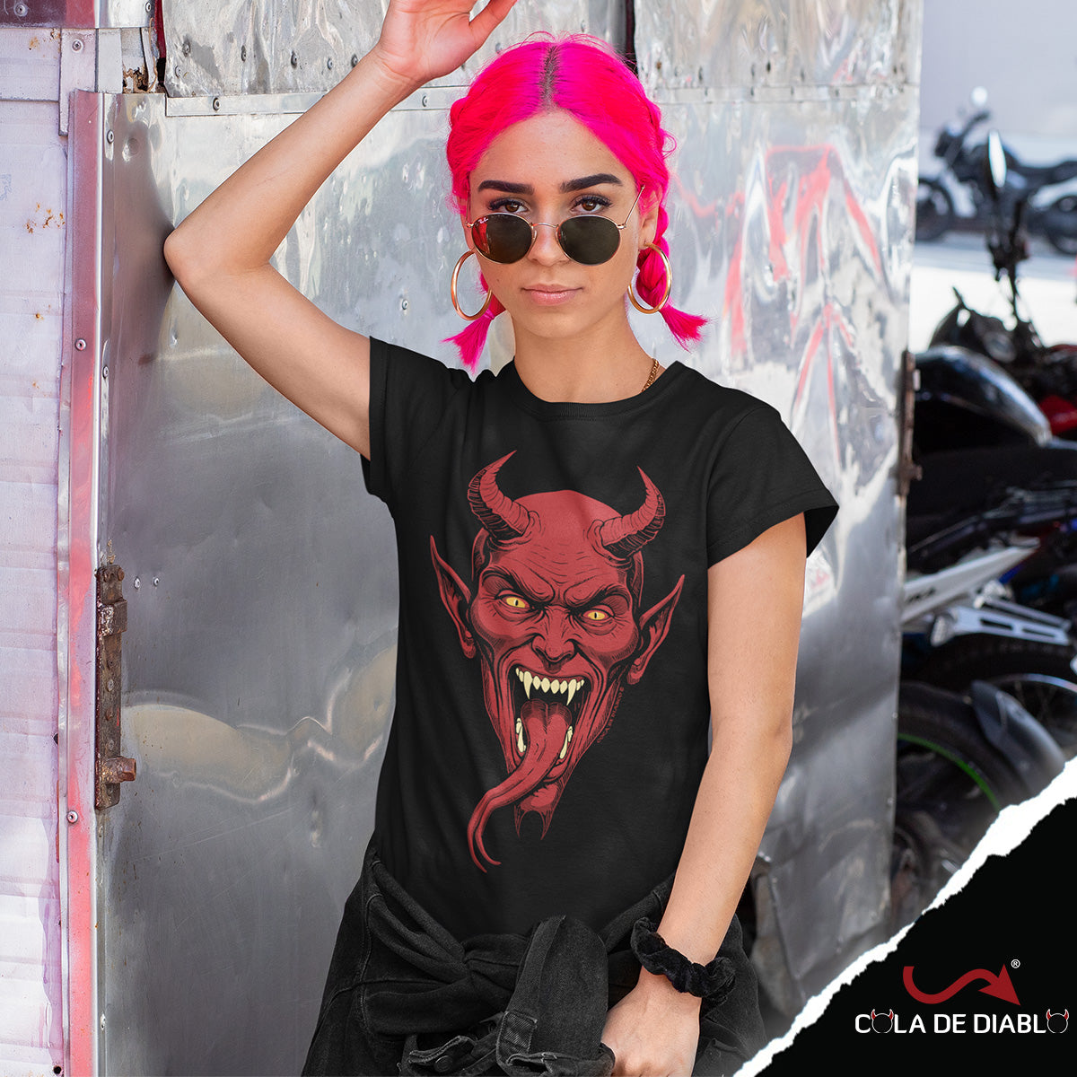 Playera Evil Tongue - Cola de Diablo®