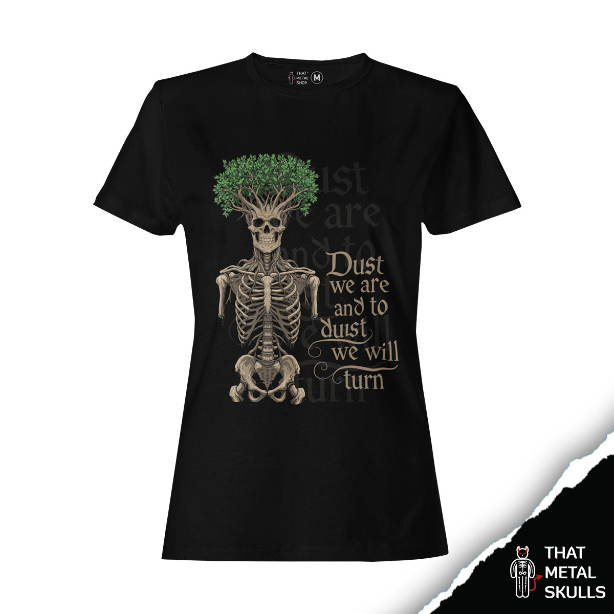 Playera That Metal Skulls: Skull Tree