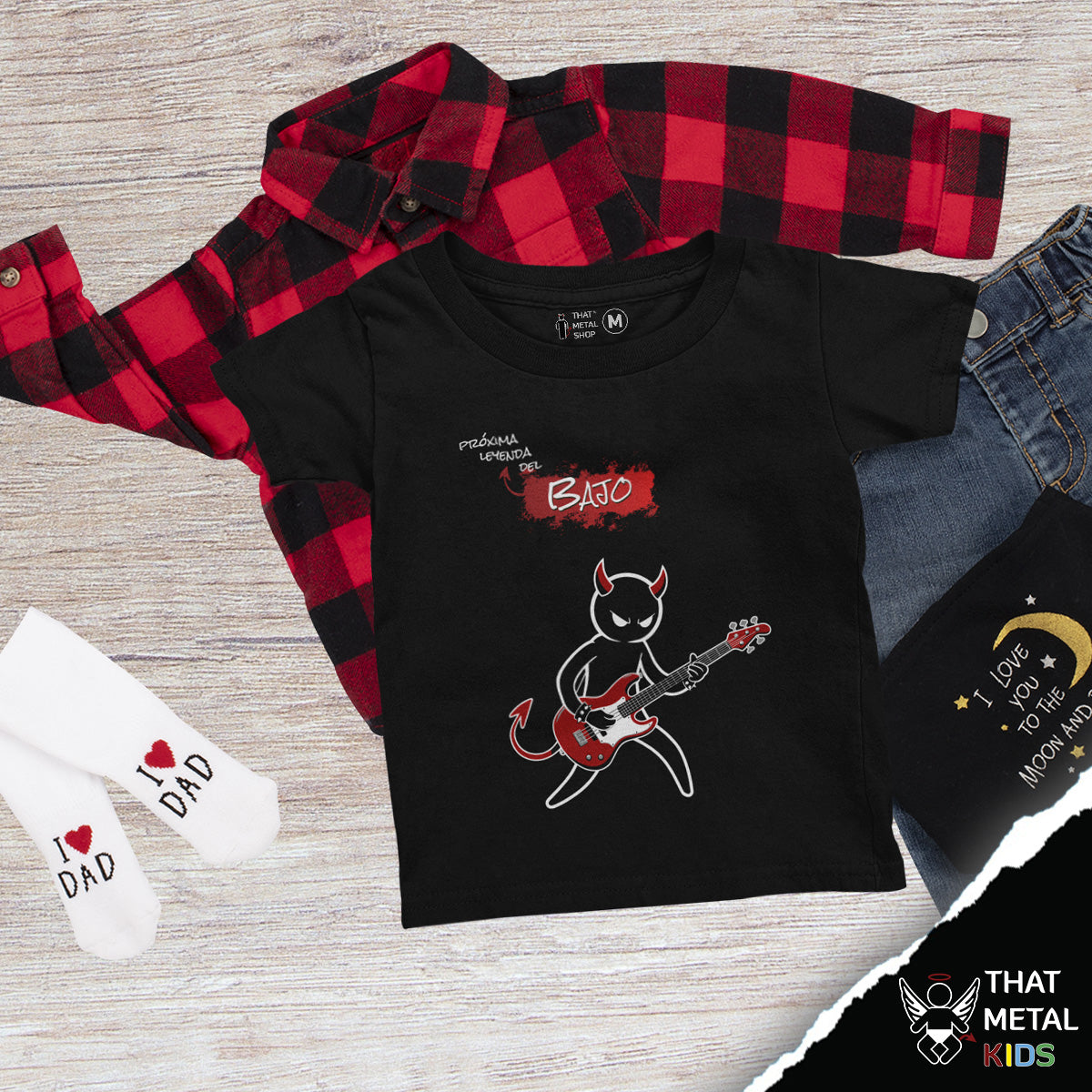 Playera Niño Futuro Bajista