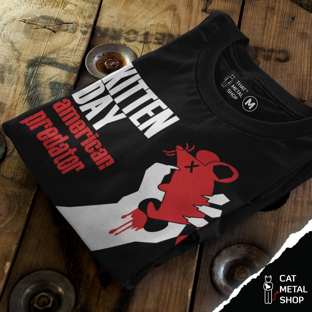 Playera Kitten Day American Predator