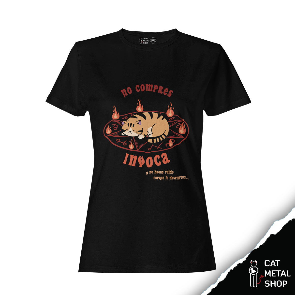 Playera No compres... Invoca: Y no hagas ruido...