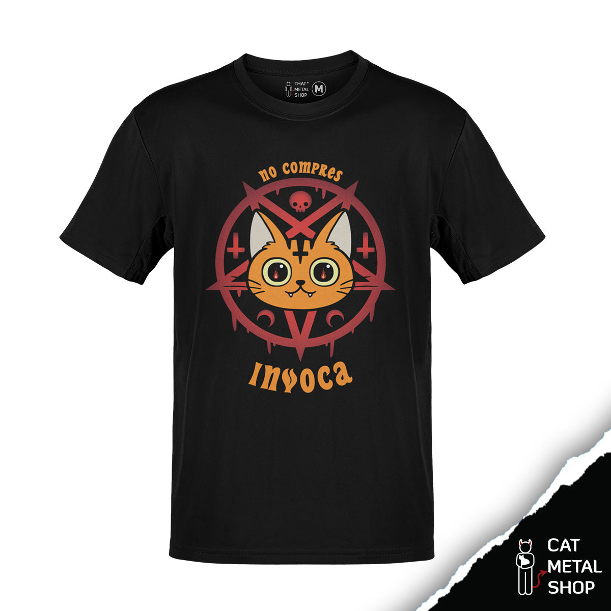 Playera No compres... Invoca: Pentagrama