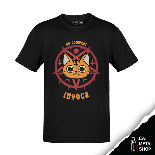 Playera No compres... Invoca: Pentagrama