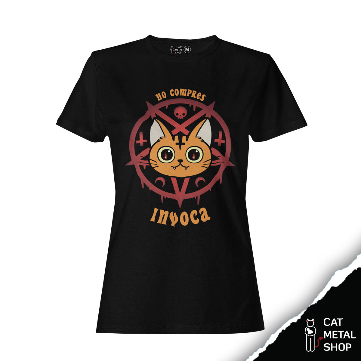 Playera No compres... Invoca: Pentagrama