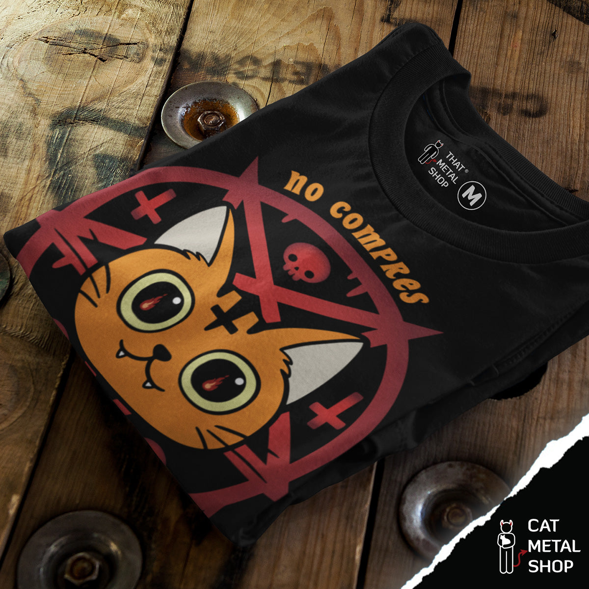 Playera No compres... Invoca: Pentagrama