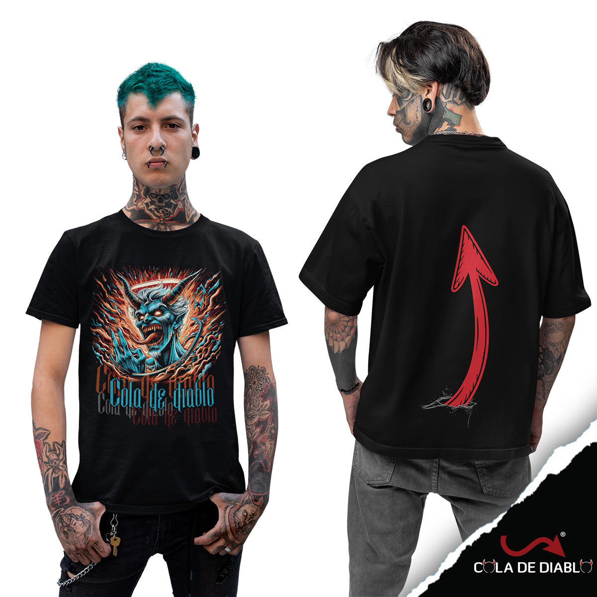 Playera Loki - Cola de Diablo®