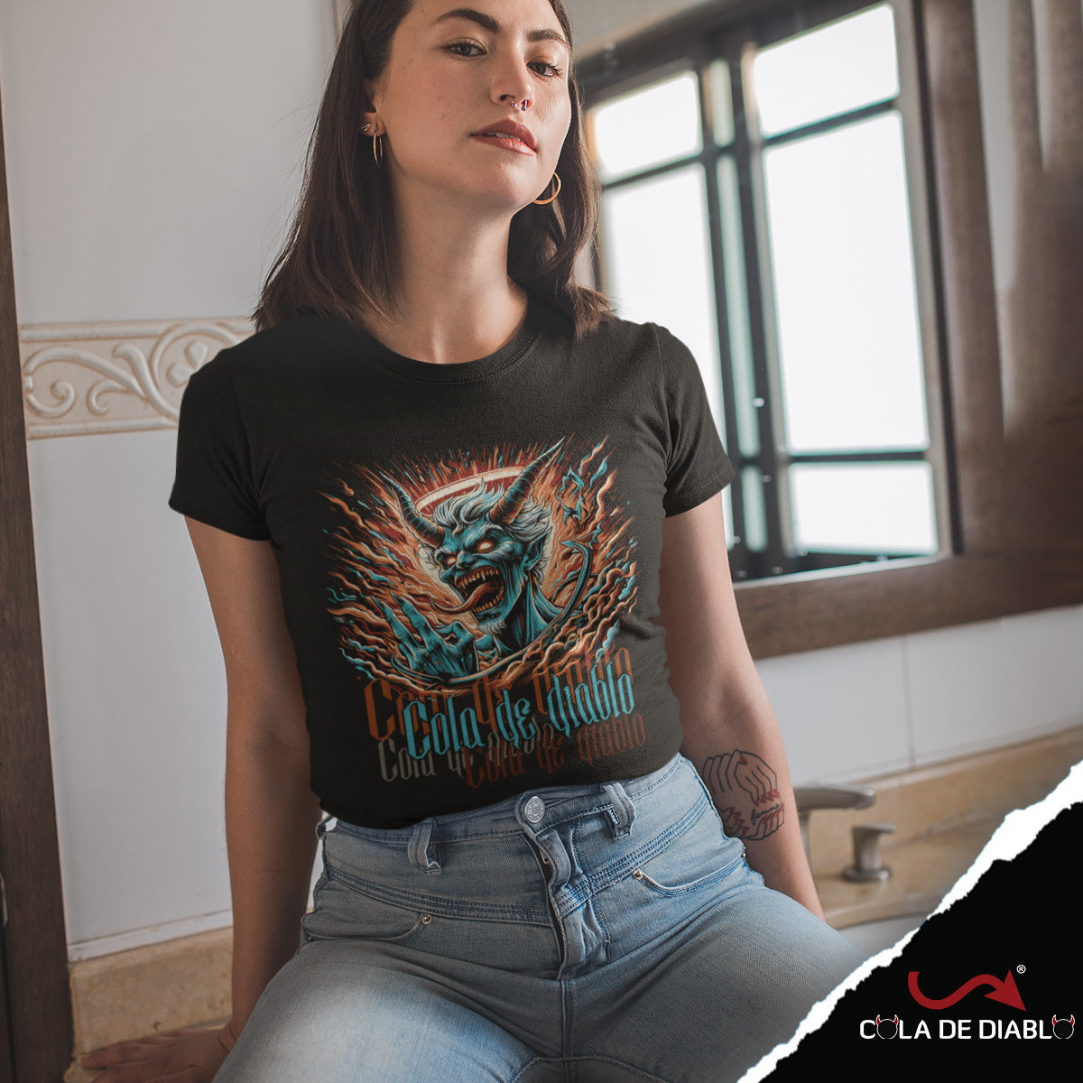Playera Loki - Cola de Diablo®