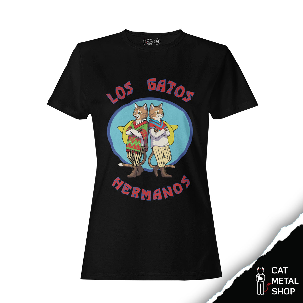 Playera Los Gatos Hermanos Br Ba