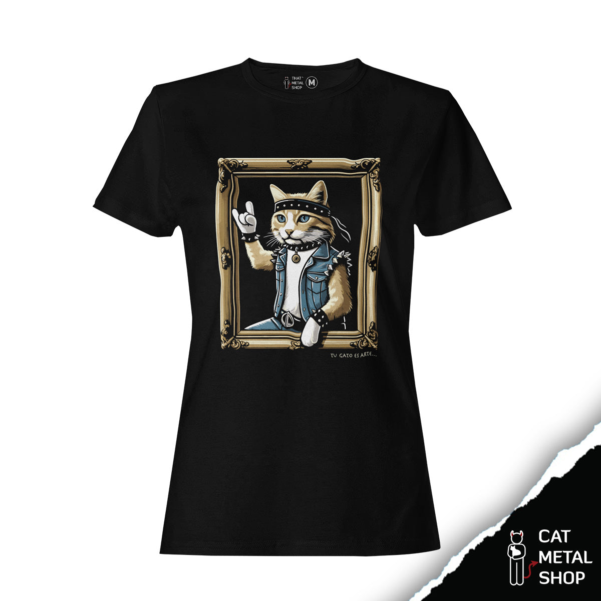 Playera Tu Gato ¡Es Arte!