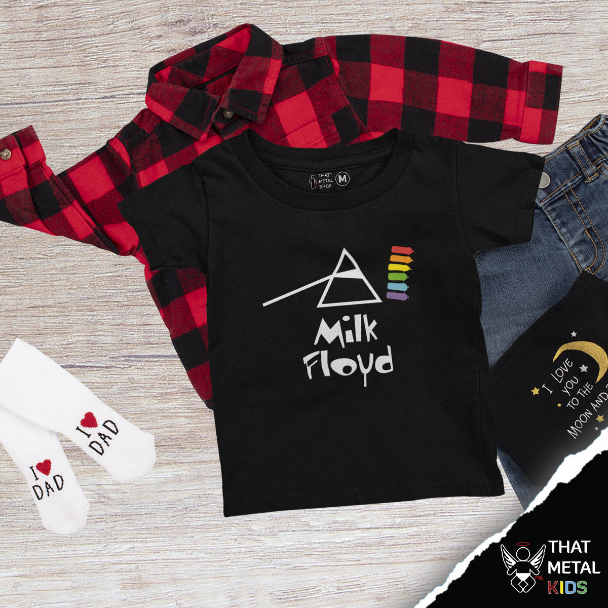Playera Niño Milk Floyd