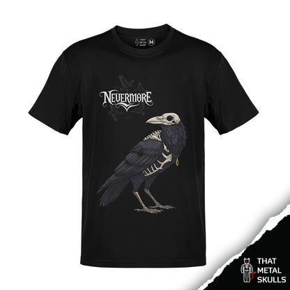 Playera That Metal Skulls: Nevermore Crow