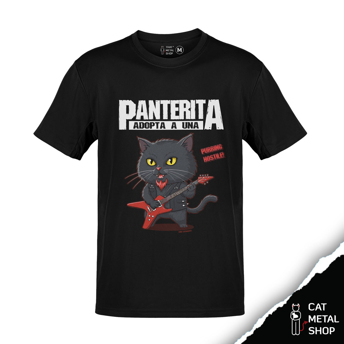 Playera Panterita Purring Hostile