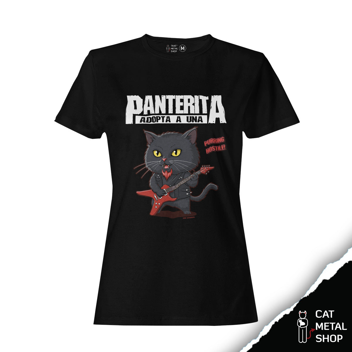Playera Panterita Purring Hostile