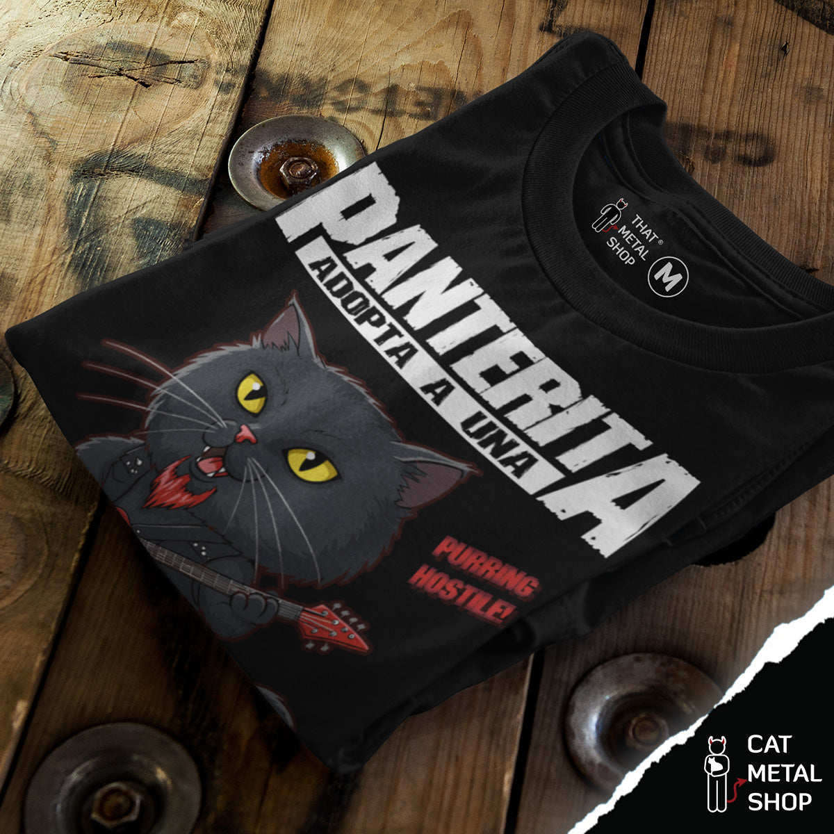 Playera Panterita Purring Hostile