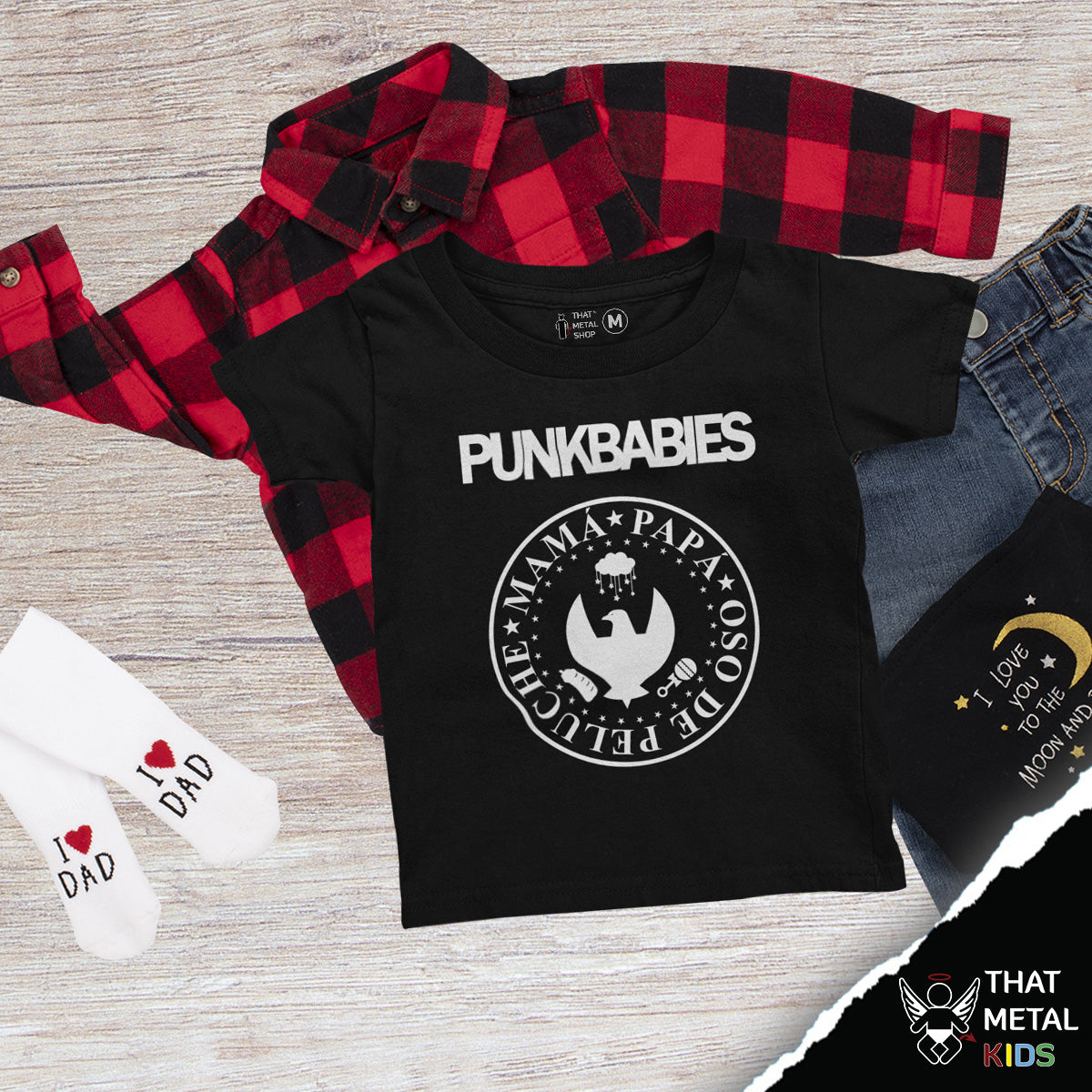 Playera Niño Punkbabies