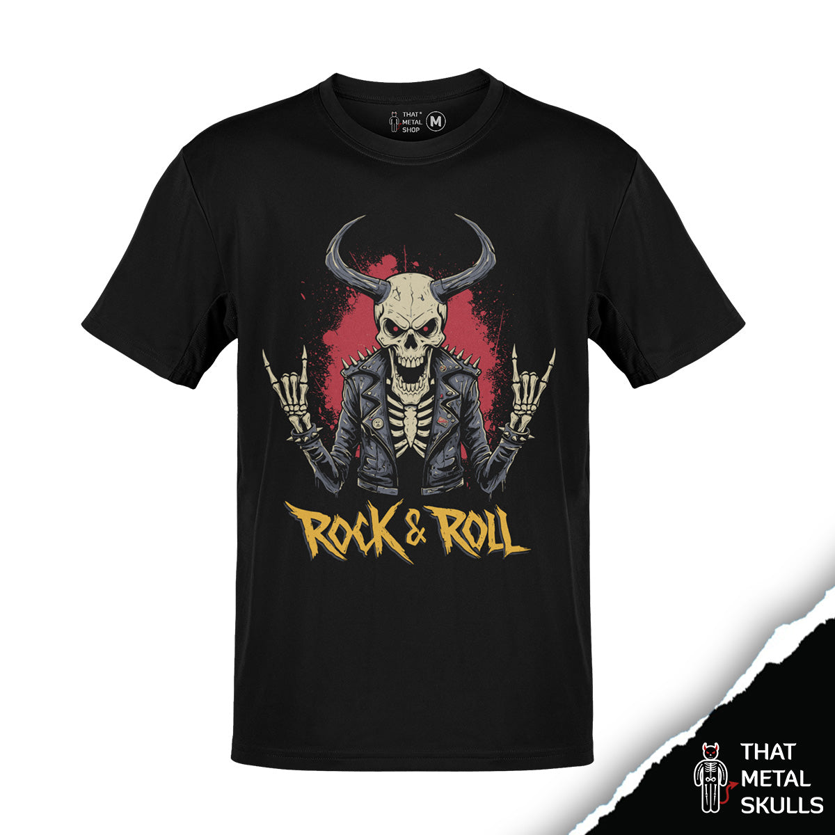 Playera That Metal Skulls: Rock Life Skull Vol. 3
