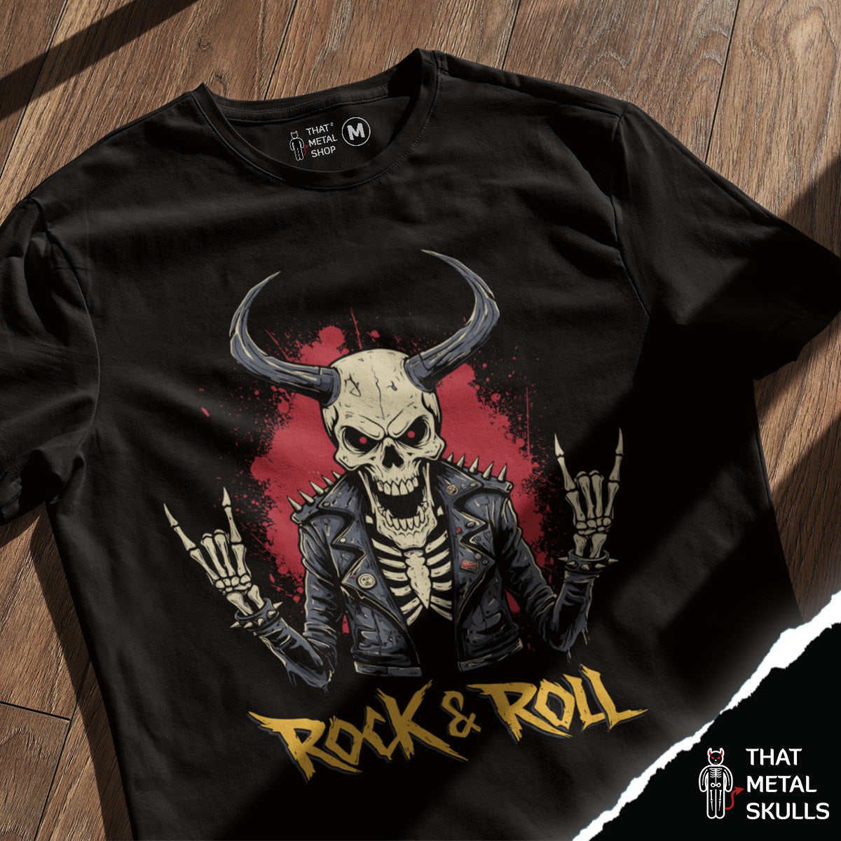 Playera That Metal Skulls: Rock Life Skull Vol. 3