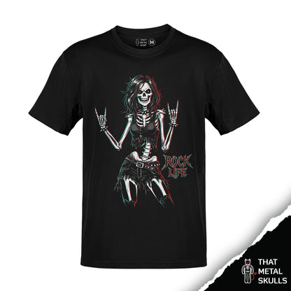 Playera That Metal Skulls: Rock Life Skull Vol. 4